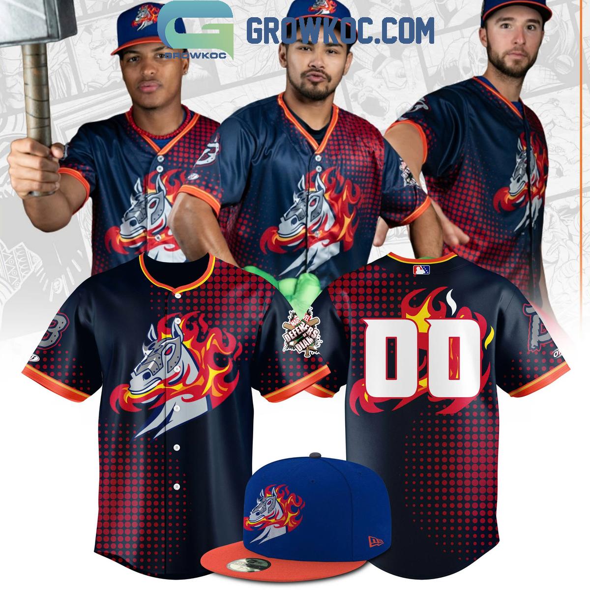 Binghamton Rumble Ponies Maval Auction Baseball Jersey