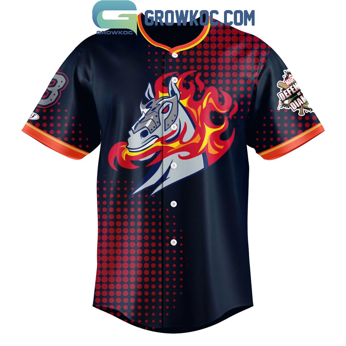 Binghamton Rumble Ponies Maval Auction Baseball Jersey