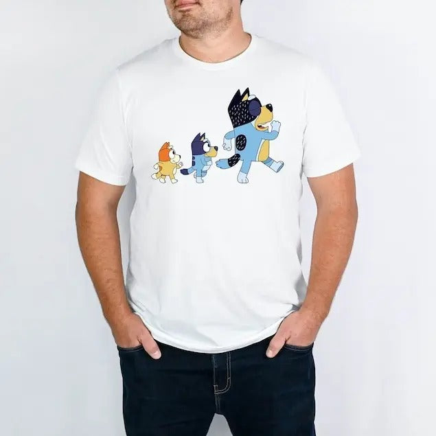 Bingo Shirt, Bluey Shirt, Bandit Shirt, Fathers Day Shirt, Gift For Dad, Best Dad Ever, Dog Person Tee Hoodie, Sweatshirt