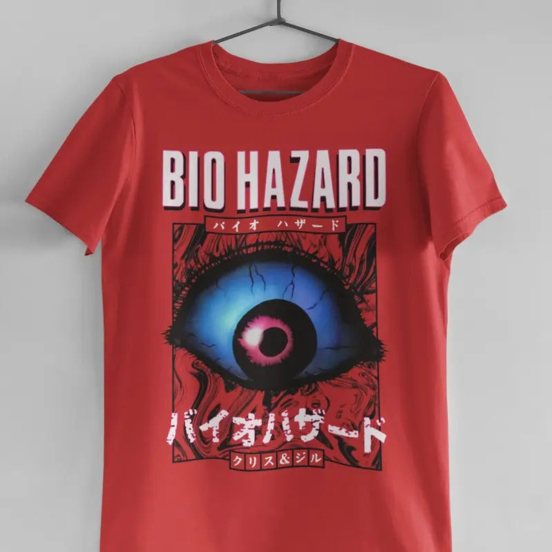 Biohazard Unisex T-Shirt - Survival Horror - Parasite Eve - Clock Tower - Fatal Frame - Rule of Rose - Haunting Ground -...