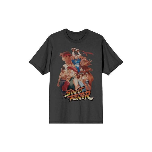 Bioworld Men's Street Fighter Characters Anime T-Shirt - Multicolor Hoodie, Sweatshirt | WearSparks.com