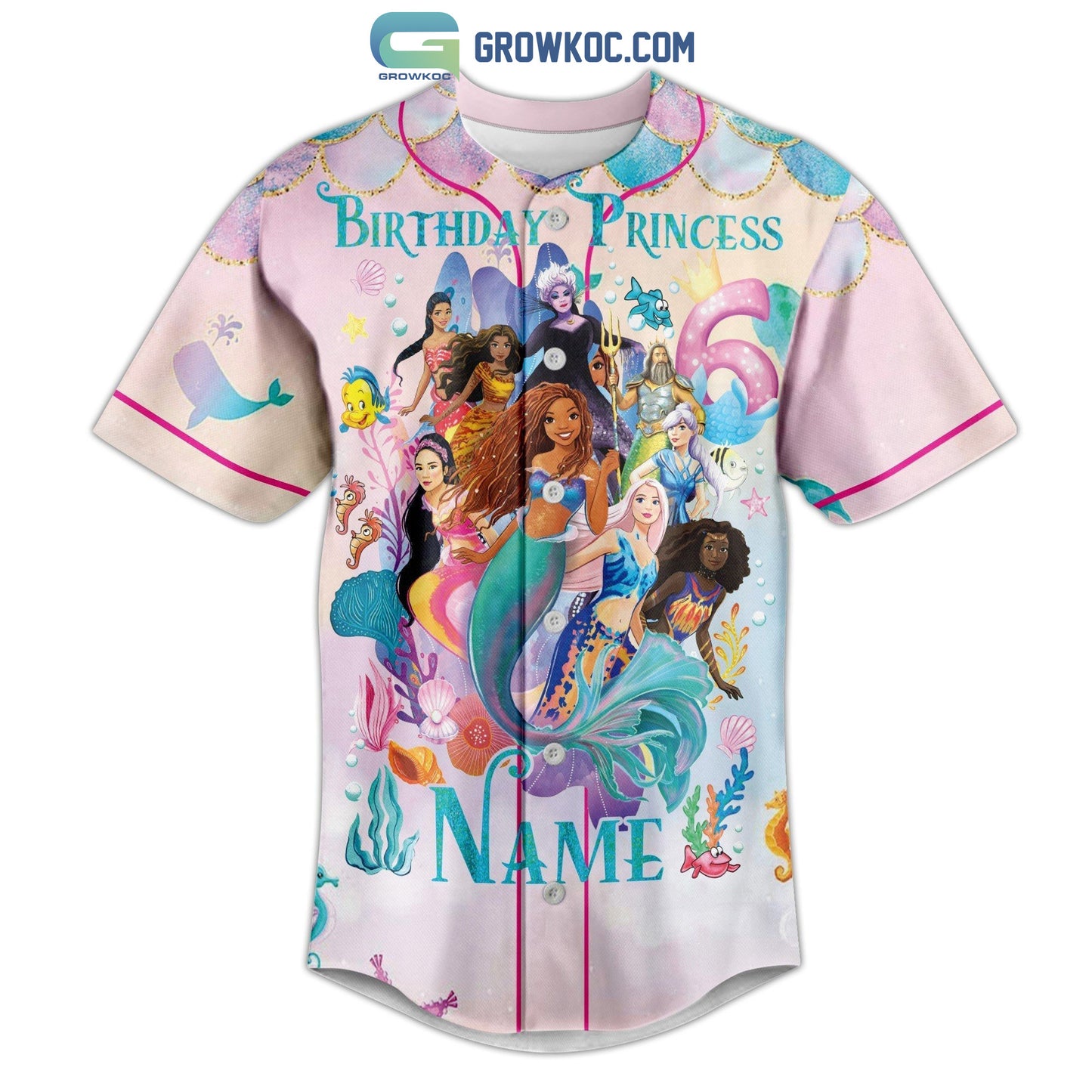 Birthday Princess Personalized Baseball Jersey