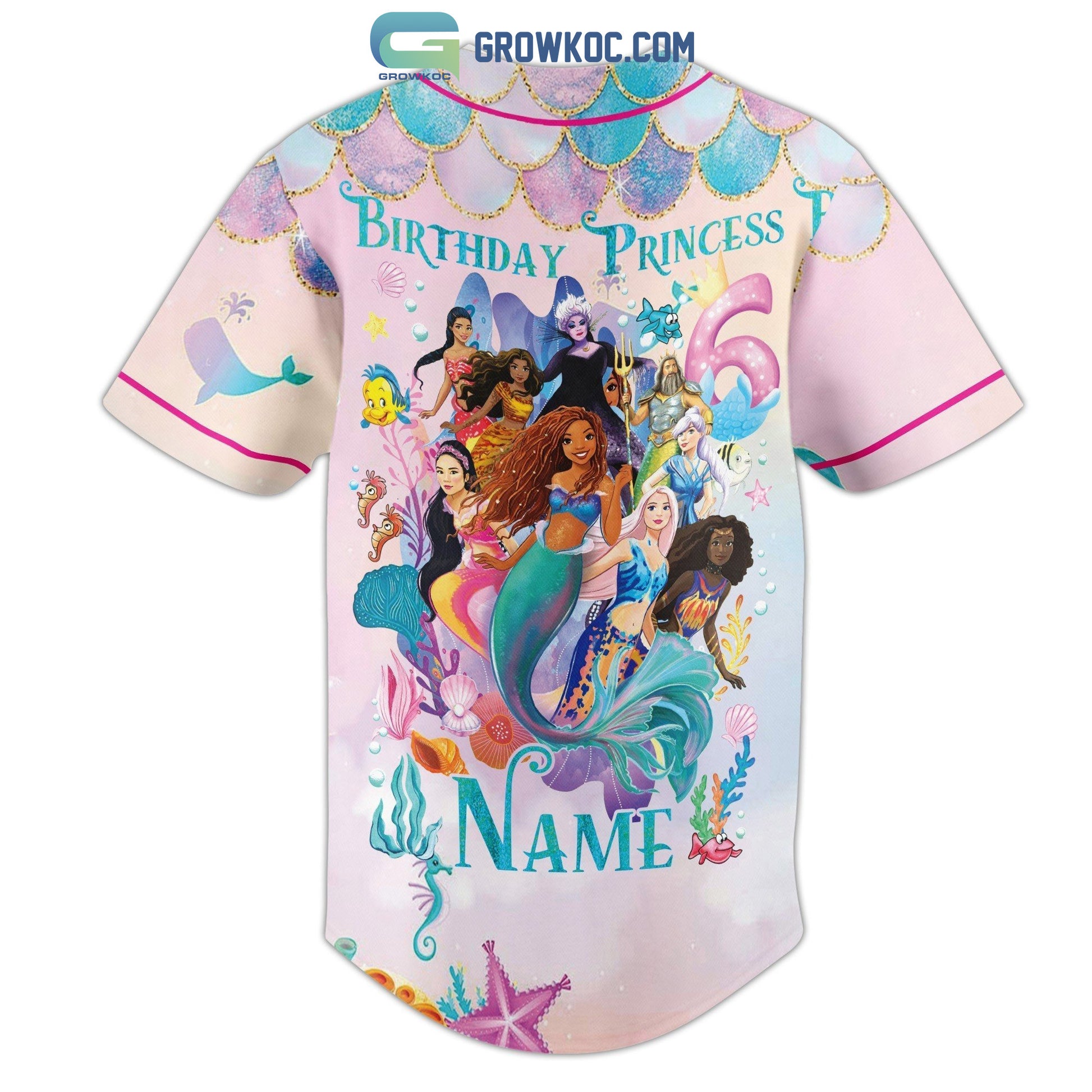 Birthday Princess Personalized Baseball Jersey