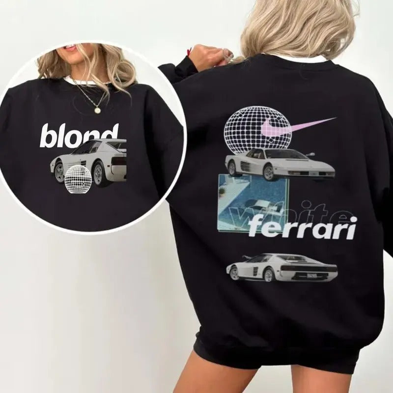 Bl0nd Frannk Unisex Sweatshirt, Ocean Bl0nd Album Sweatshirt, Music Gift, Bl0nde Sweatshirt, Sweatshirt Gift For Fans,...