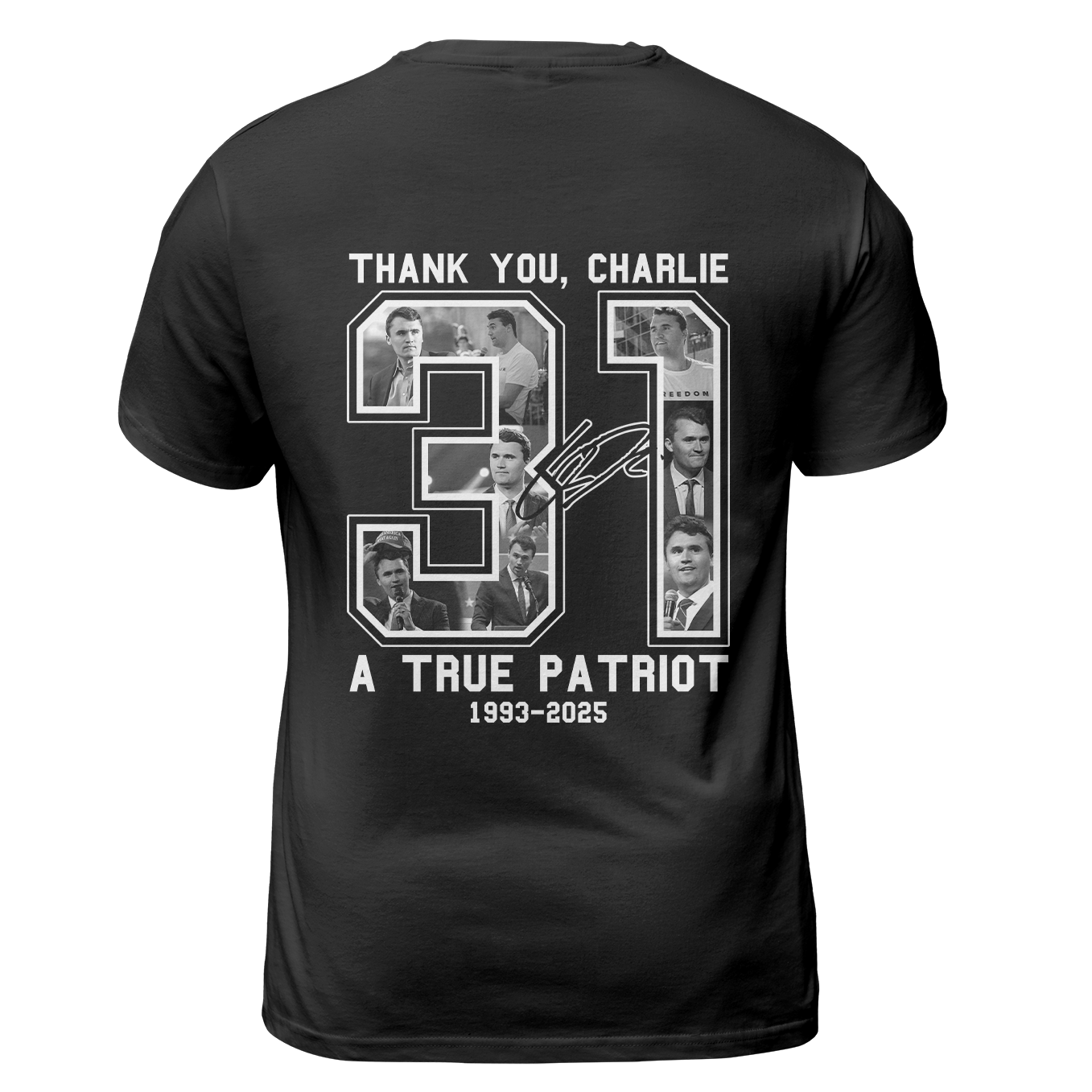 Freedom Thank You Charlie A True Patriot 31 T Shirt - 2 - G Hoodie, Sweatshirt | WearSparks.com (Image 2)