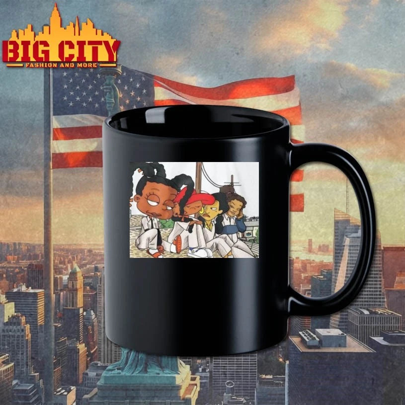 Black Cartoon Characters Set It Off Shirt