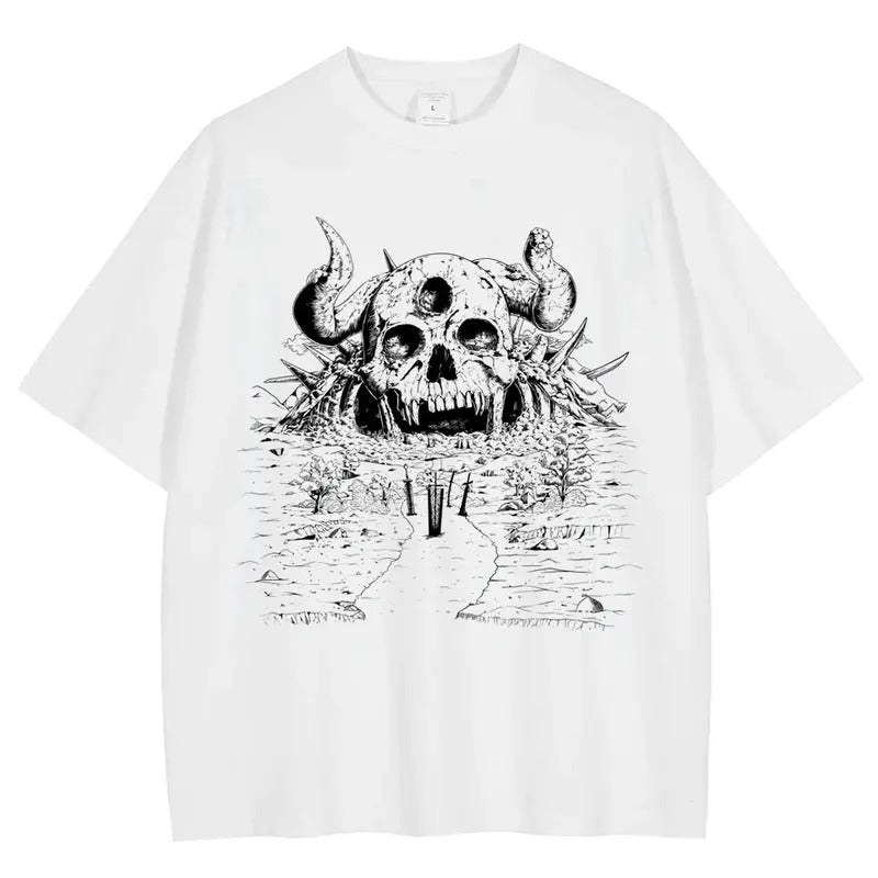 Black Clover Demon Skull Emblem Tee Hoodie, Sweatshirt | WearSparks.com