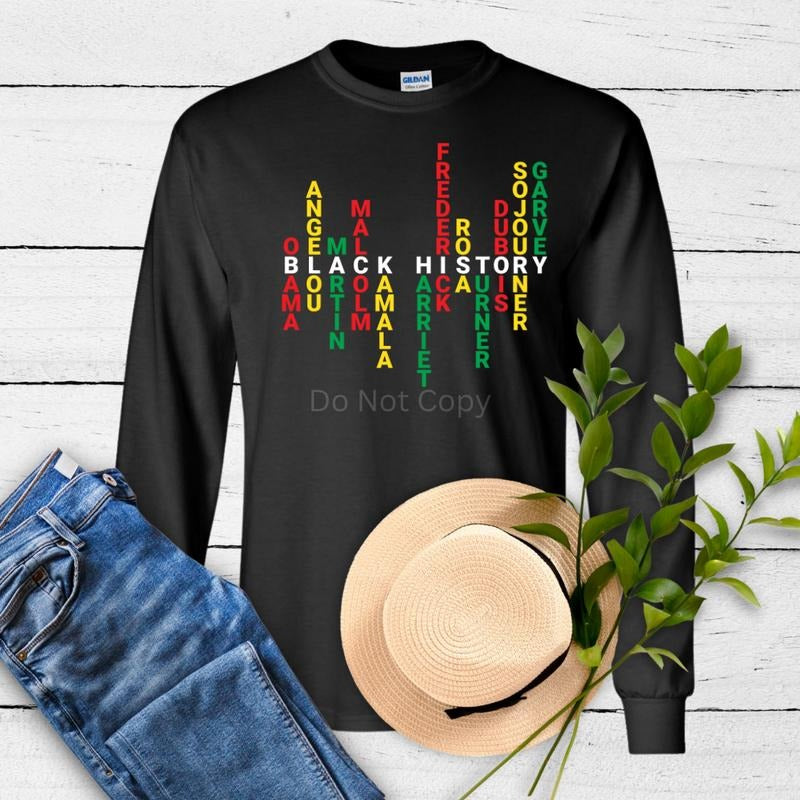 Black History DTF Transfer T-Shirts, Hoodie, Sweatshirt | WearSparks.com