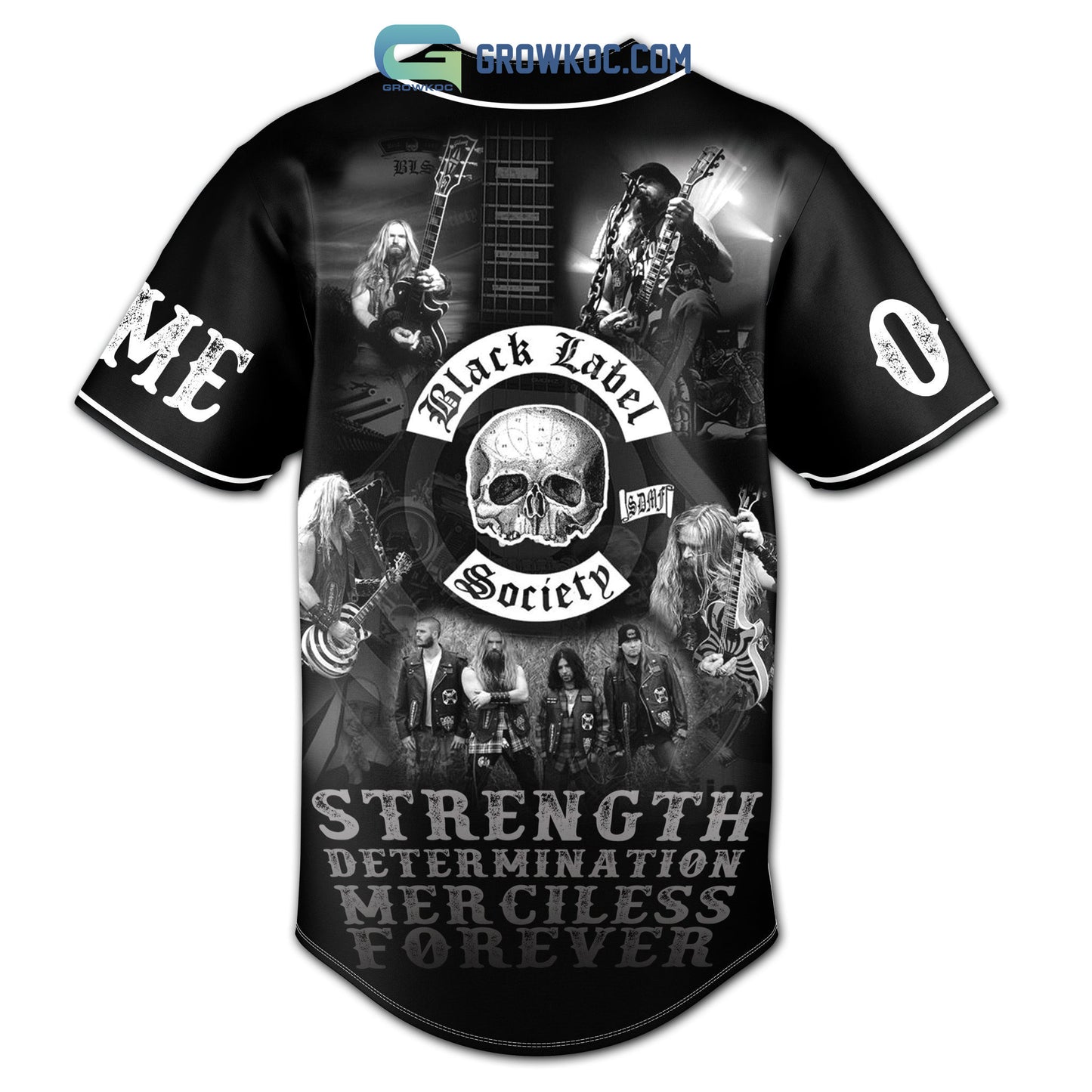 Black Label Society Parade Of The Dead Personalized Baseball Jersey