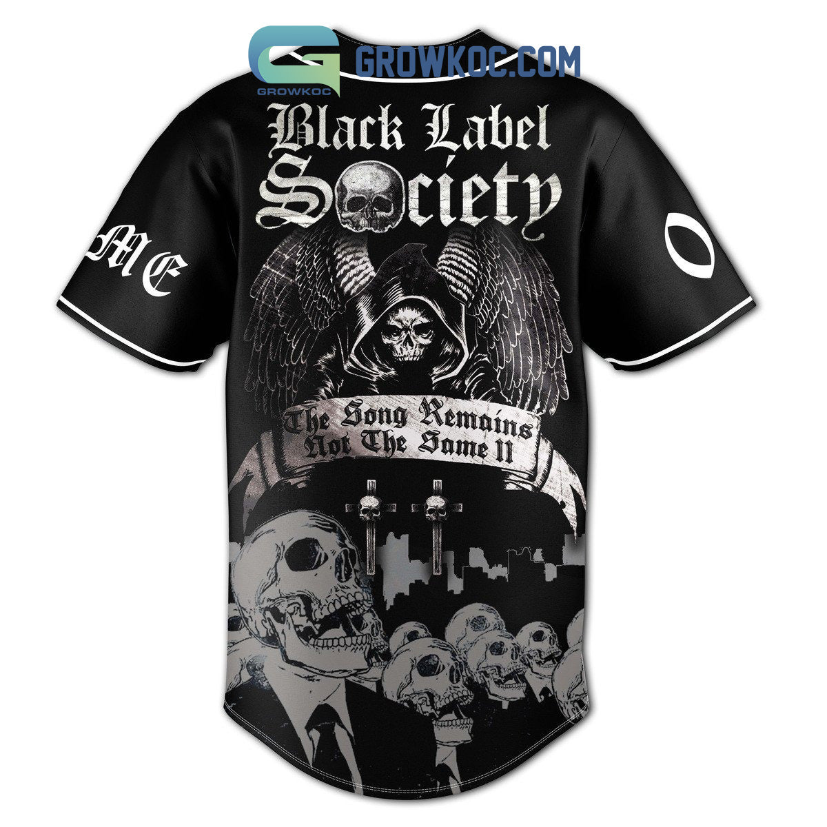 Black Label Society The Song Remains Not The Same Personalized Baseball Jersey