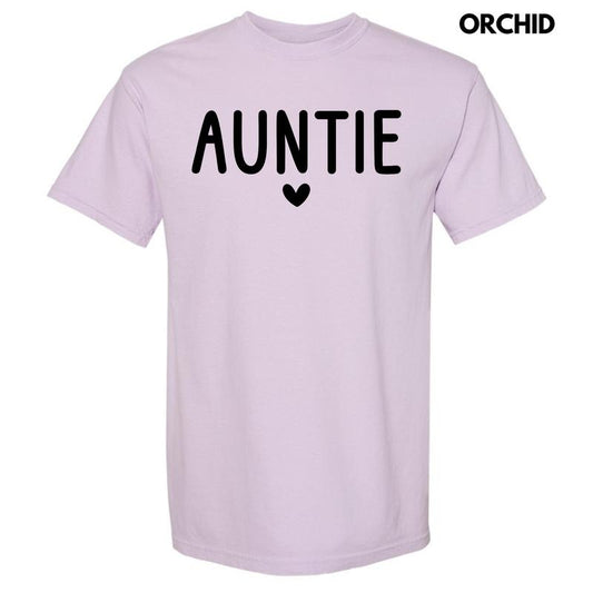 Black Simple Auntie Comfort Colors T-Shirt 'NLB' Hoodie, Sweatshirt | WearSparks.com