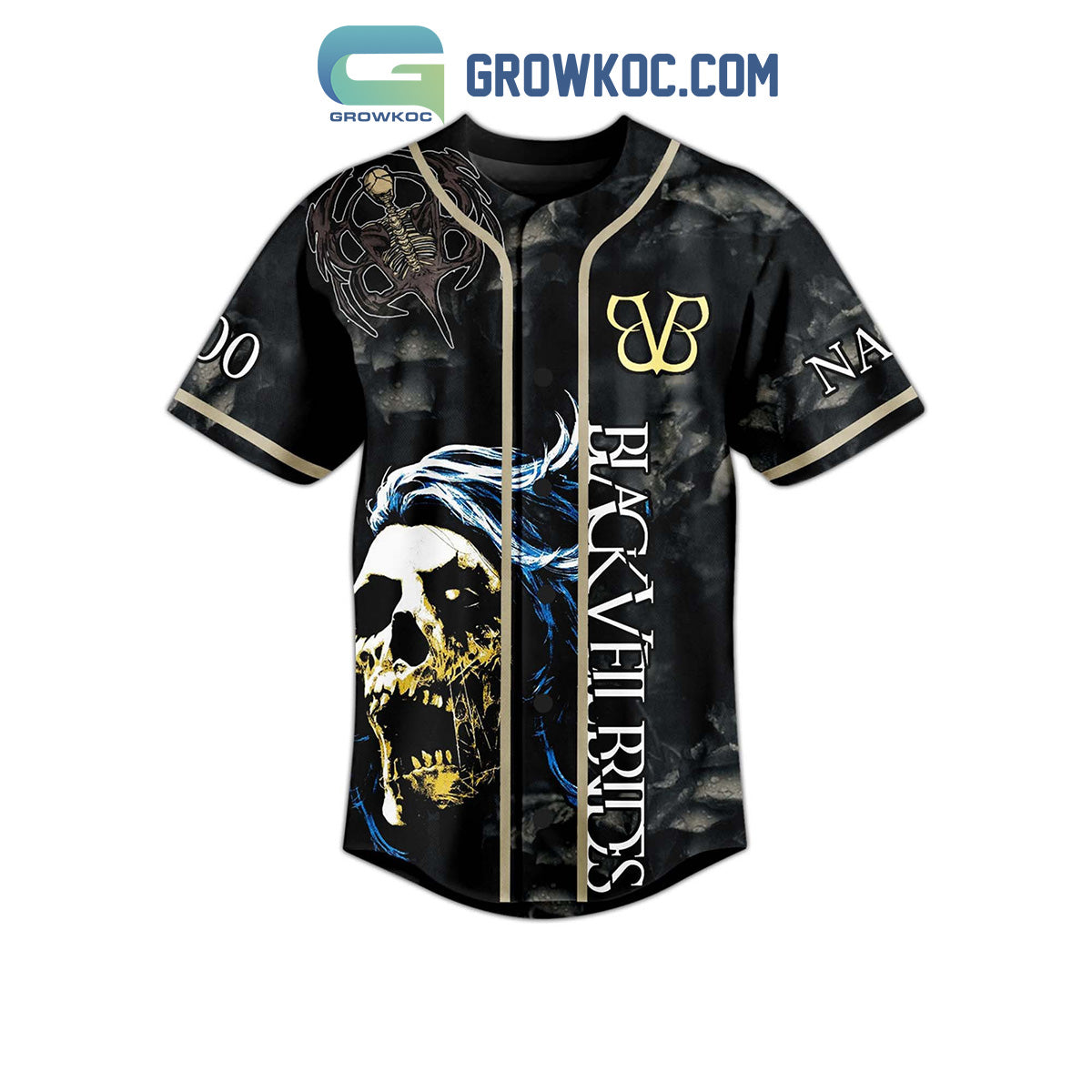 Black Veil Brides With Every Sin I Still Wanna Be Holy Personalized Baseball Jersey