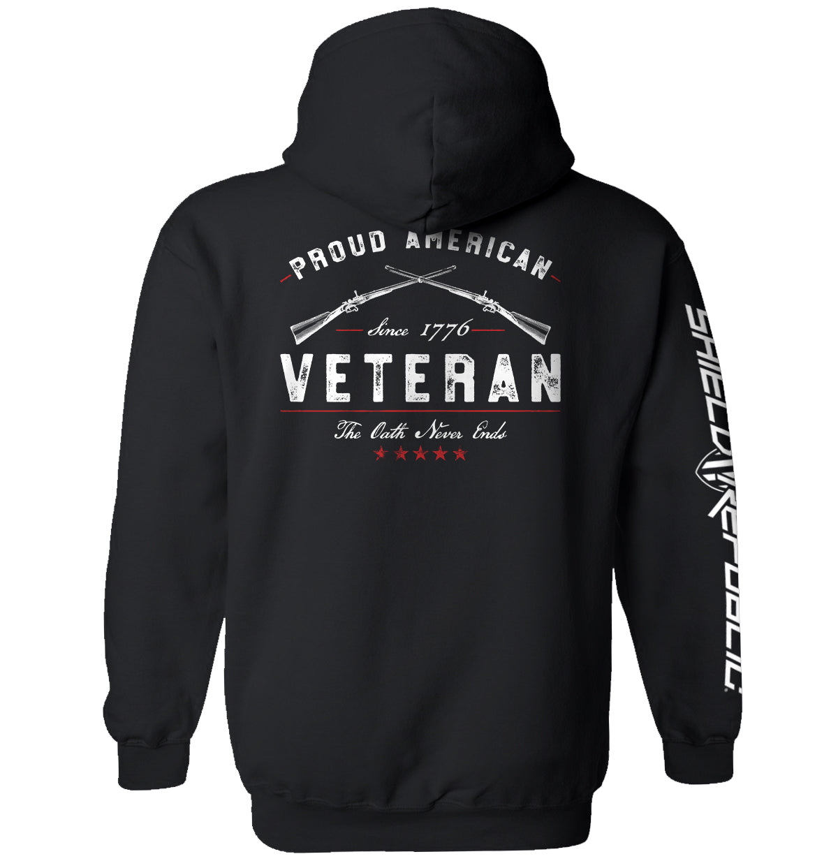Proud American Veteran The Oath Never Ends T-Shirts, Hoodie, Sweatshirt | WearSparks.com (Image 4)