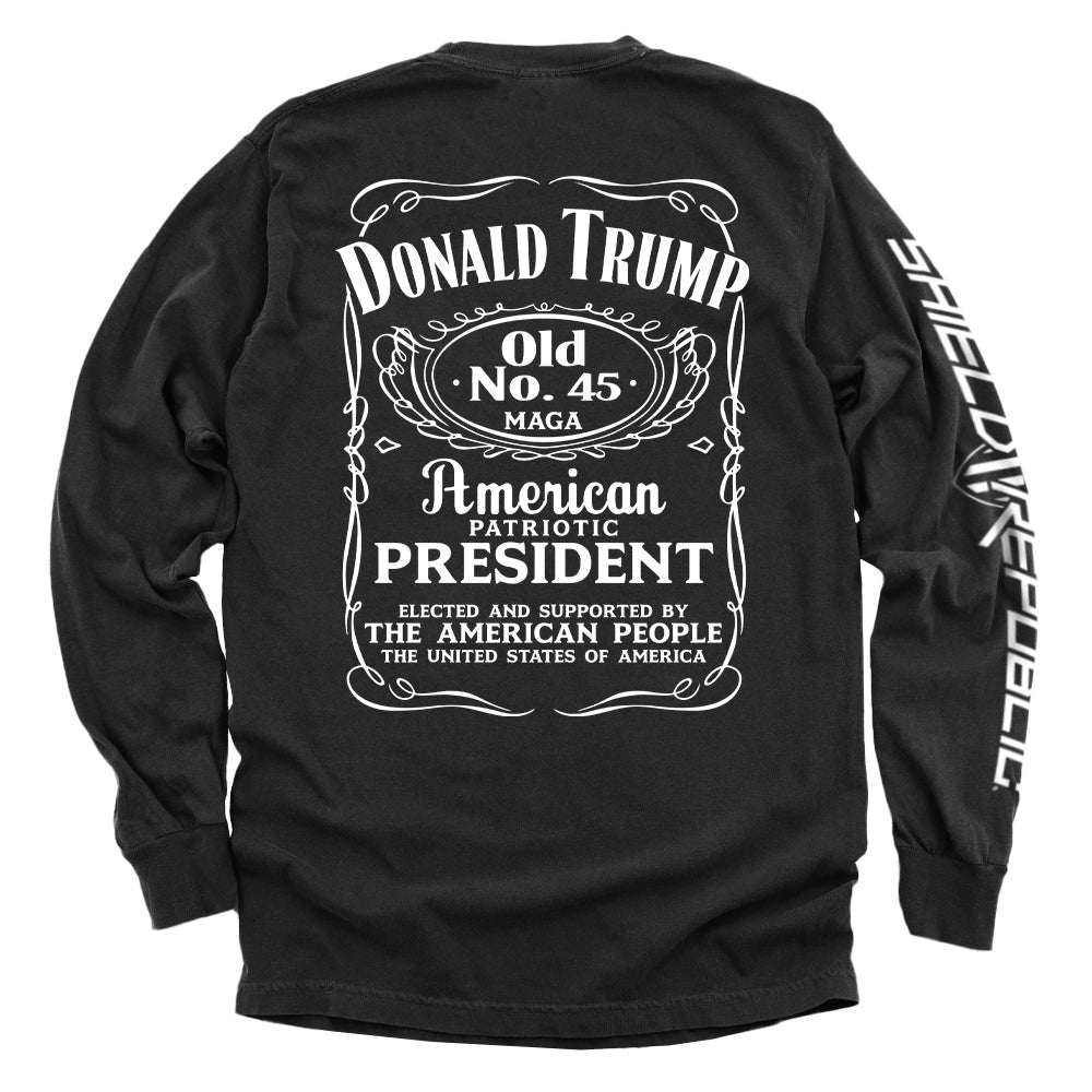 Donald Trump Old No. 45 Label T-Shirts, Hoodie, Sweatshirt | WearSparks.com (Image 2)