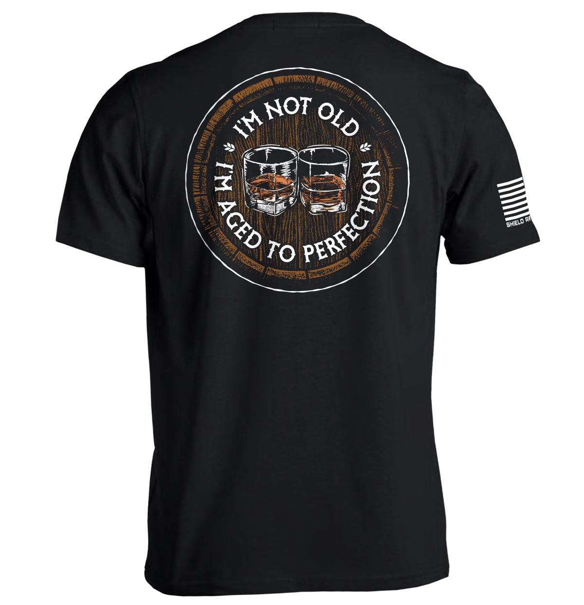 I'm Not Old I'm Aged to Perfection (Bourbon Barrel) T-Shirts, Hoodie, Sweatshirt | WearSparks.com (Image 1)