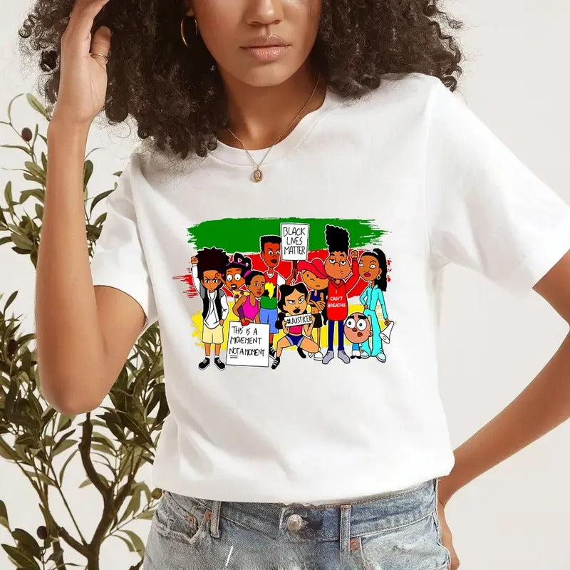 Black animate Characters Shirt, Juneteenth TShirt, BLM T-shirt, Black Culture Shirt, Black Owned Shirt, Black Girl Magic...
