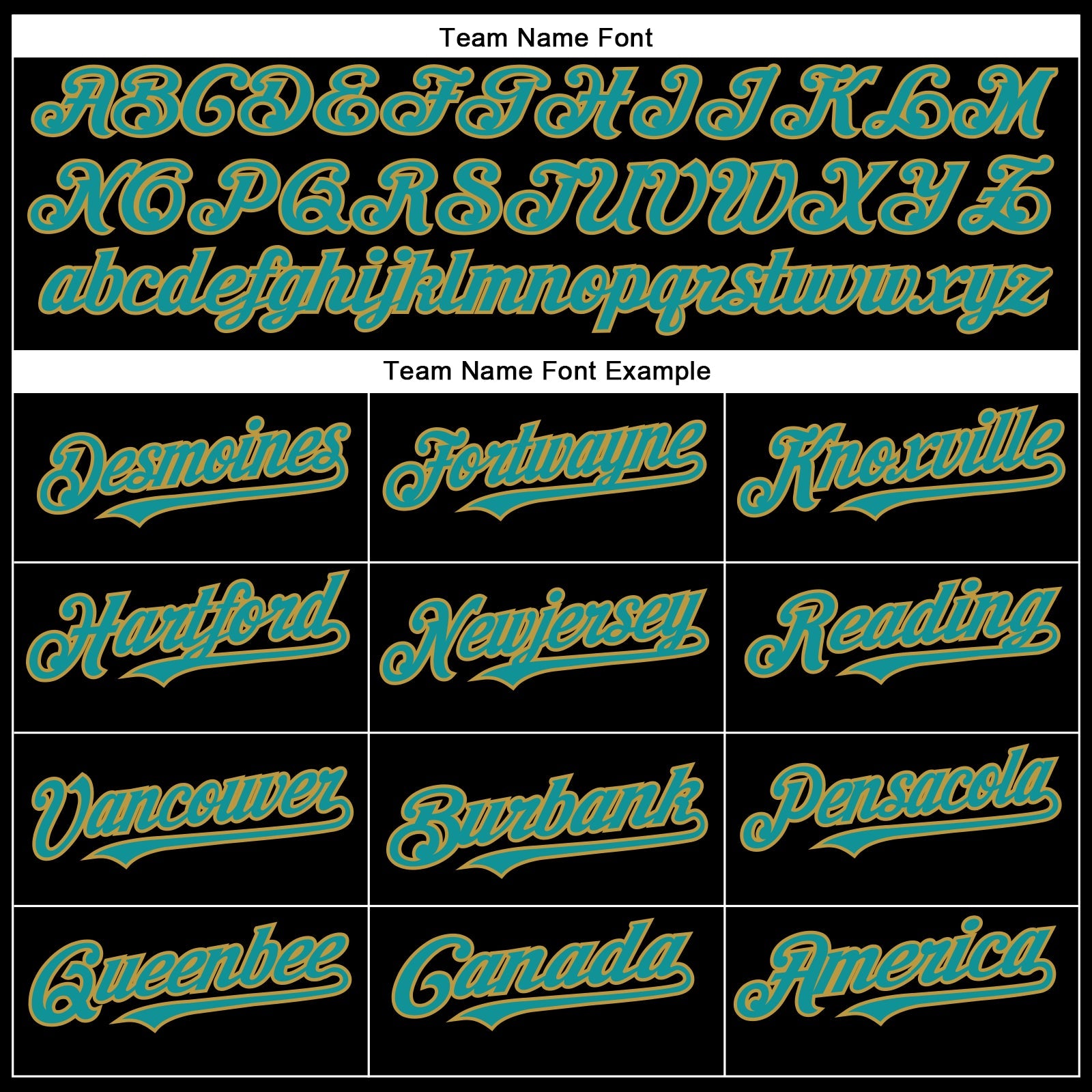 Custom Black Teal-Old Gold Authentic Baseball Jersey