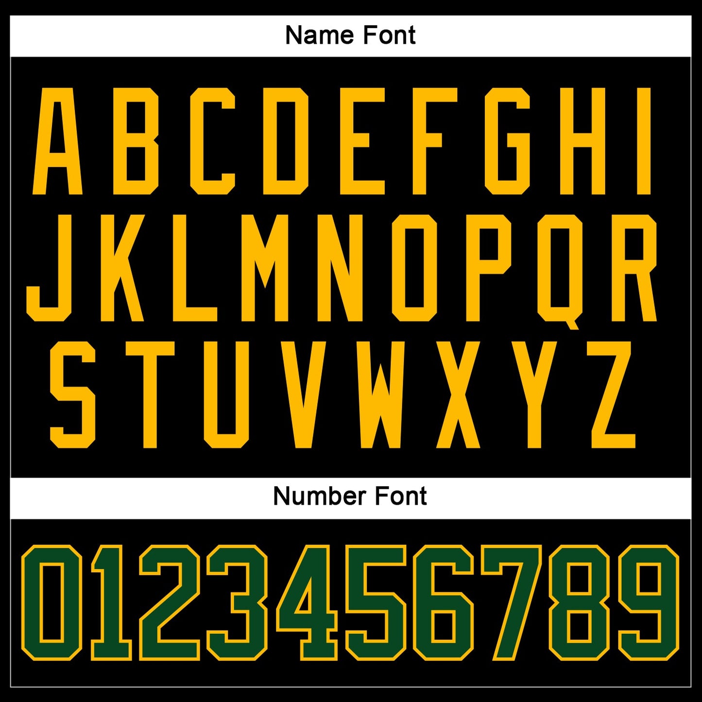 Custom Black Green-Gold Hockey Lace Neck Jersey T-Shirts, Hoodie, Sweatshirt | WearSparks.com (Image 5)