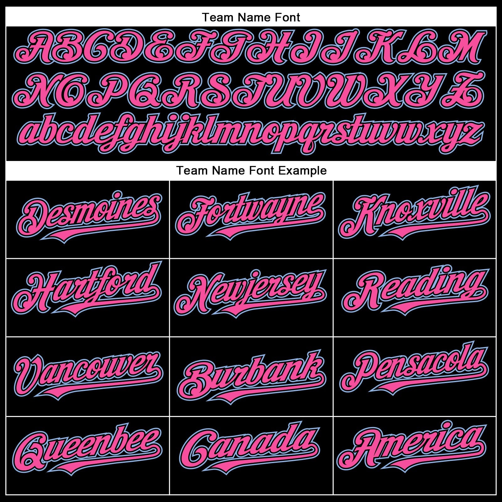 Custom Black Light Blue-Pink Authentic Baseball Jersey