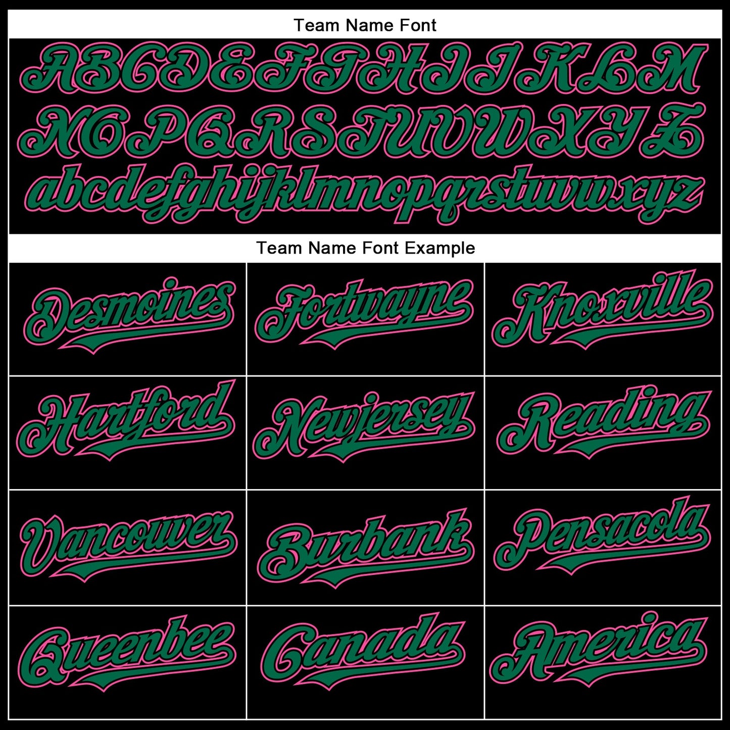 Custom Black Kelly Green-Pink Authentic Baseball Jersey