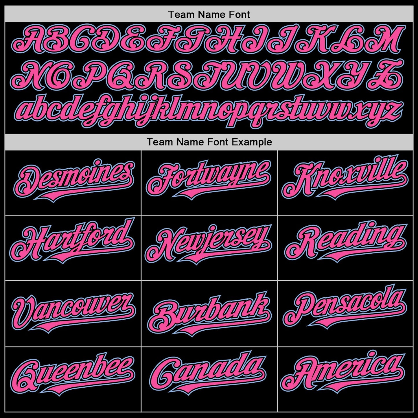 Custom Black Pink Pinstripe Light Blue Authentic Sleeveless Baseball Jersey