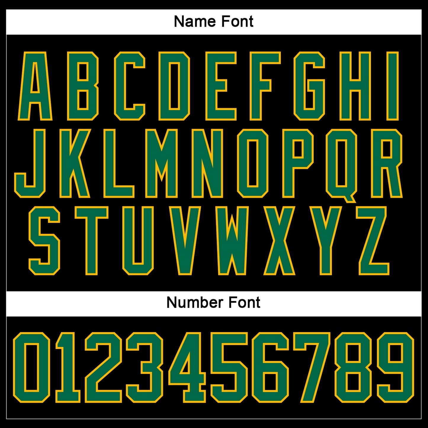 Custom Black Kelly Green-Gold Hockey Lace Neck Jersey T-Shirts, Hoodie, Sweatshirt | WearSparks.com (Image 5)