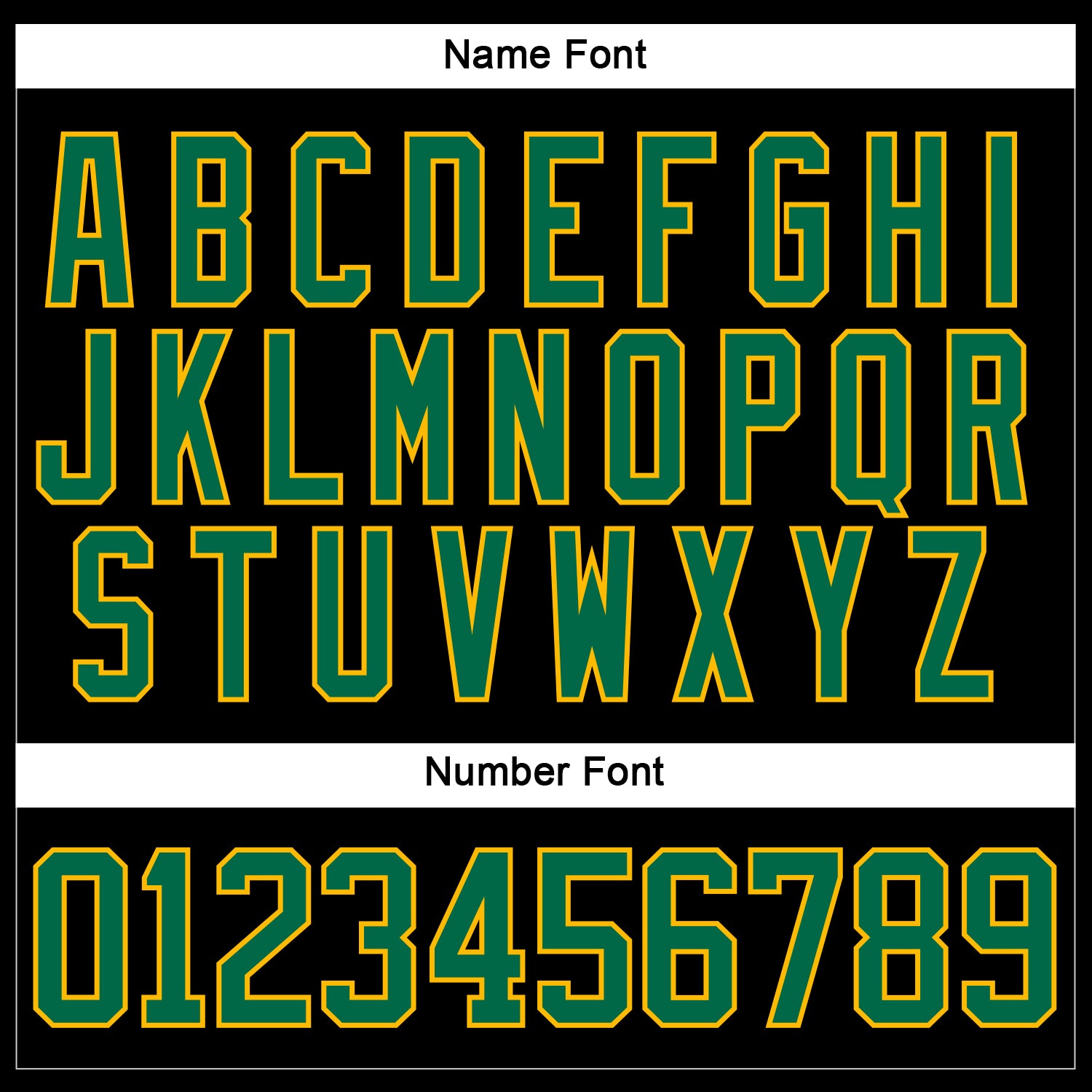 Custom Black Kelly Green-Gold Hockey Lace Neck Jersey T-Shirts, Hoodie, Sweatshirt | WearSparks.com (Image 5)