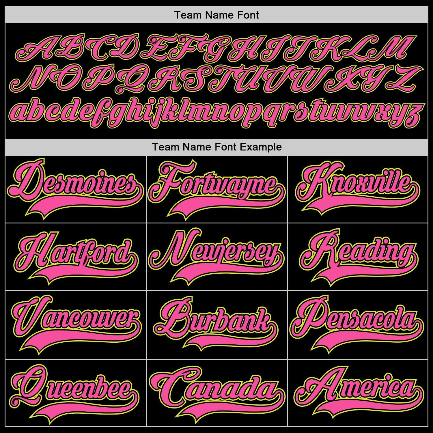 Custom Black Pink-Neon Yellow Hockey Lace Neck Jersey T-Shirts, Hoodie, Sweatshirt | WearSparks.com (Image 4)