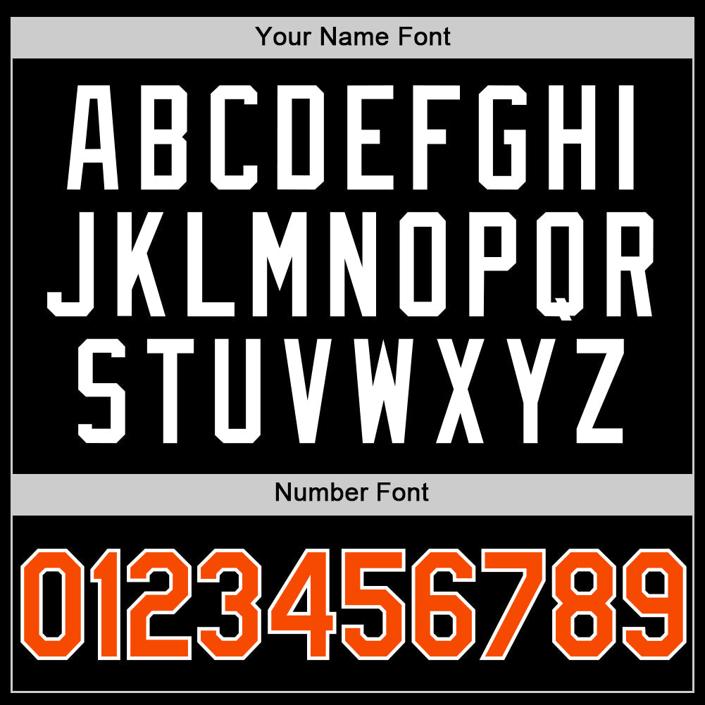 Custom Black Orange-White Authentic Basketball Jersey T-Shirts, Hoodie, Sweatshirt | WearSparks.com (Image 3)