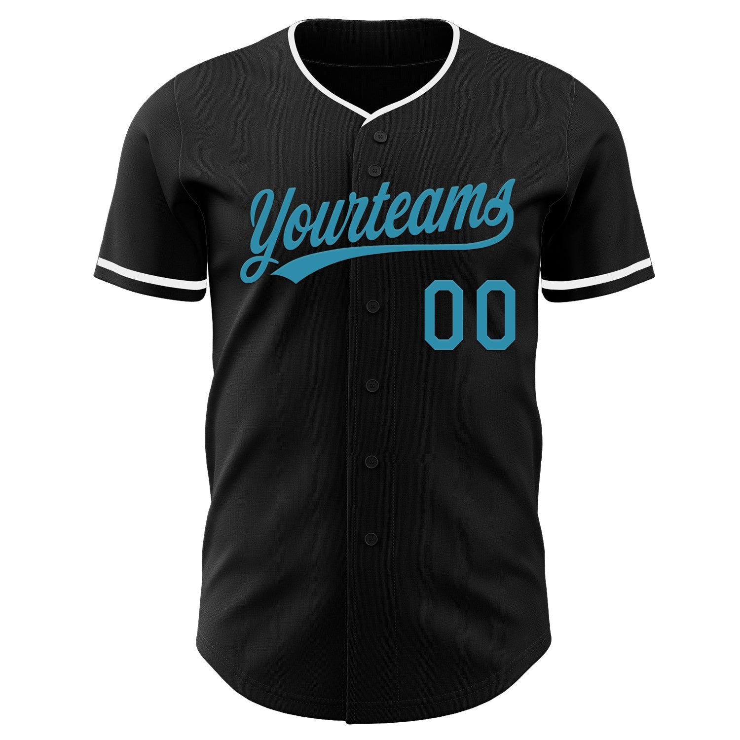Custom Black Panther Blue-White Authentic Baseball Jersey