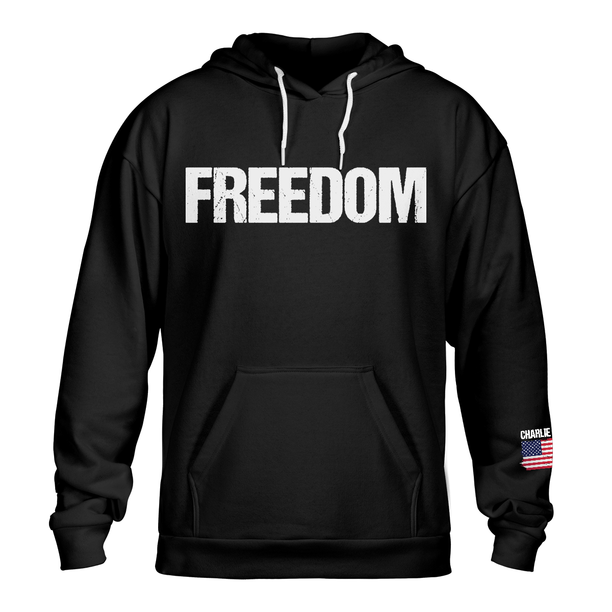 Freedom Charlie Kirk Hoodie - 3 T-Shirts, Sweatshirt | WearSparks.com (Image 1)
