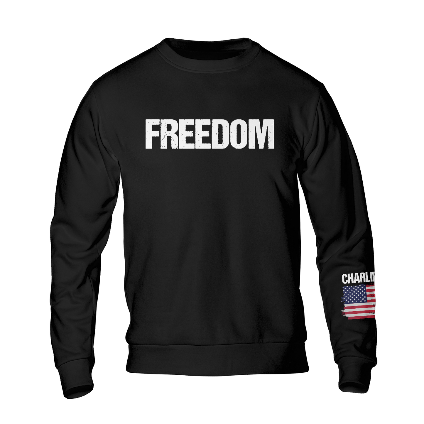 Freedom Charlie Kirk Sweatshirt - 3 T-Shirts, Hoodie | WearSparks.com (Image 1)