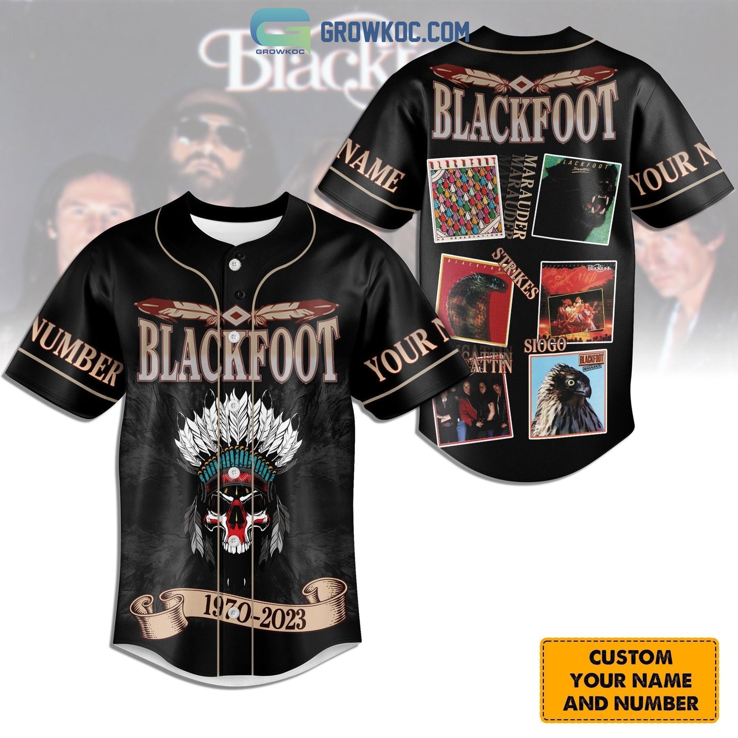 Blackfoot Marauder Strikes Siogo Tomcattin Personalized Baseball Jersey