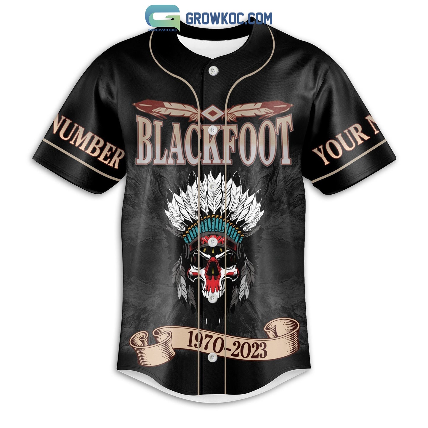 Blackfoot Marauder Strikes Siogo Tomcattin Personalized Baseball Jersey