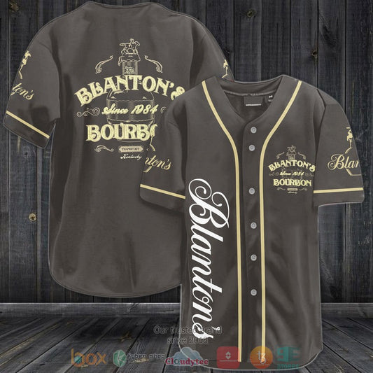 Blanton's Bourbon dark grey Baseball shirt