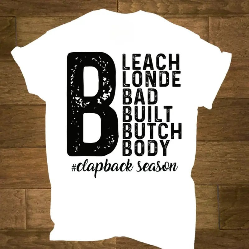 Bleach Blonde Bad Built Butch Body, funny tshirt, Jasmine Crockett tshirt, political tshirt, black girl magic tshirt,...
