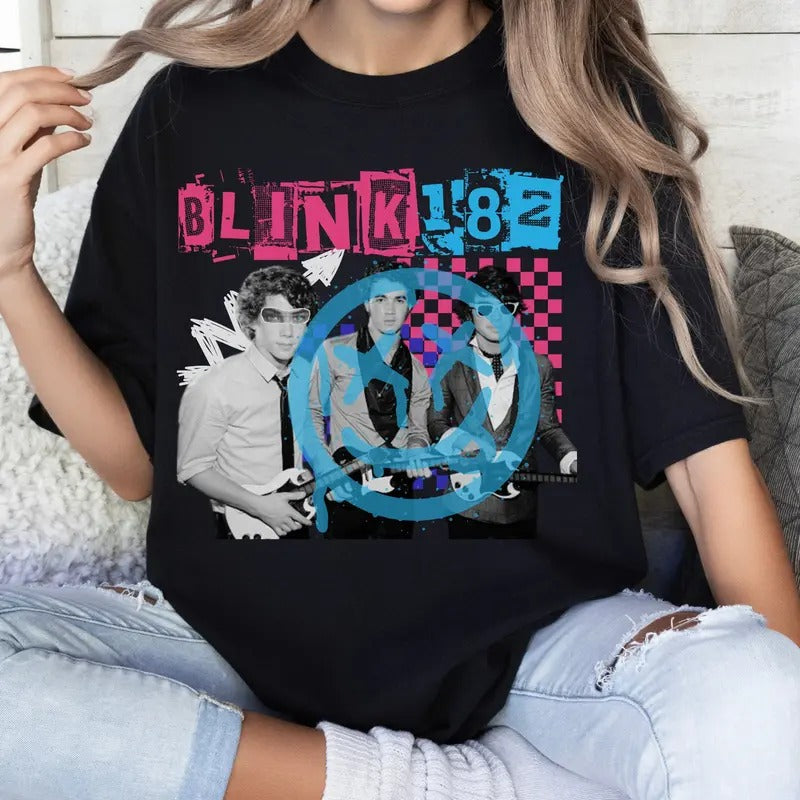 Blink 182 Band Tshirt Kevin Jonas Travis Barker Nick Joe Shirt Funny Im Gonna Tell My Kids Concert Tour Merch Punk, Gift...