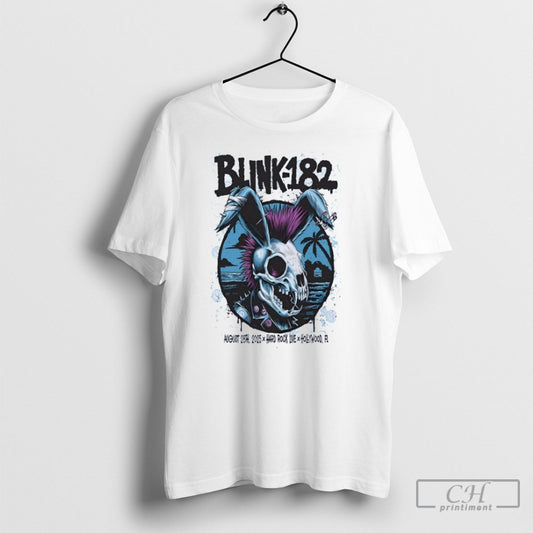 Blink 182 Concert Hollywood Fl 28 August 2025 Poster Shirt
