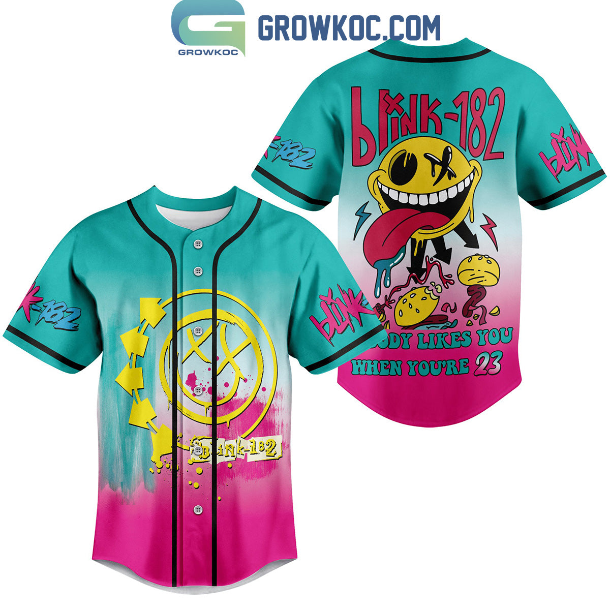 Blink-182 Nobody Like You When You’re 23 Baseball Jersey