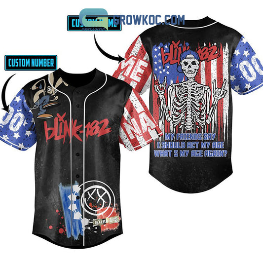 Blink 182 What Is My Age Again Personalized Baseball Jersey