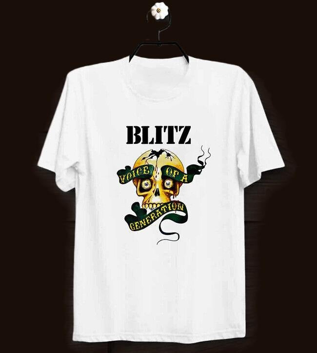 Blitz Printed Skull Retro Punk Rock Vintage Ideal Gift Unisex Cool T Shirt Menswear Top Hoodie, Sweatshirt | WearSparks.com