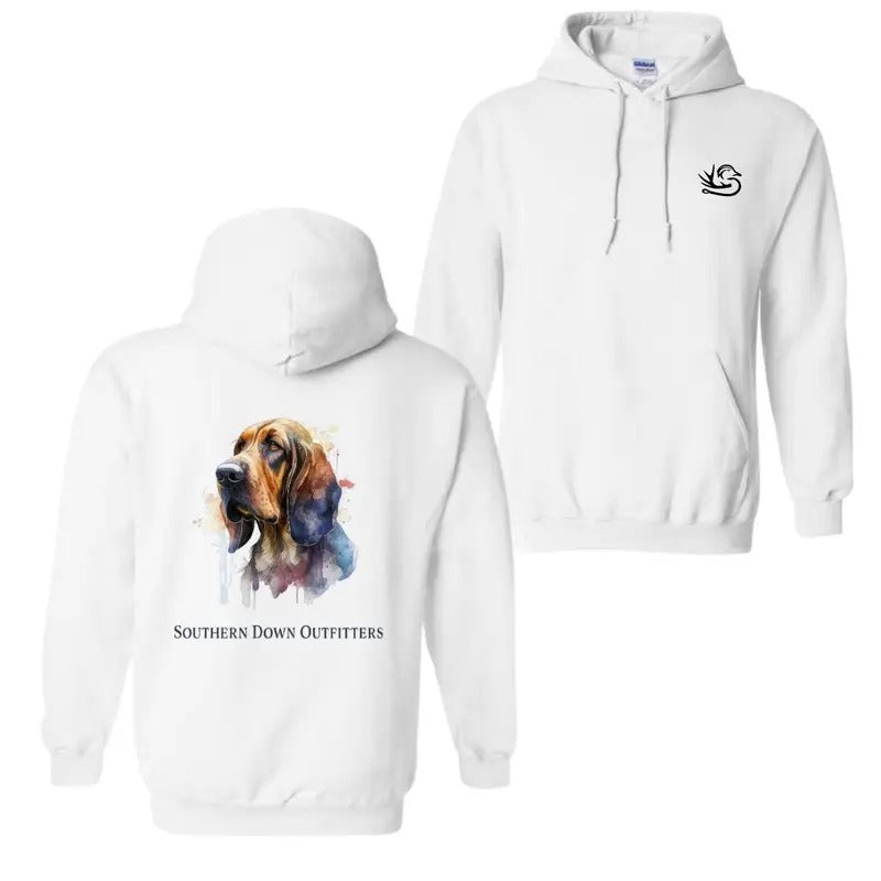 Bloodhound Shirt Summer Outfits-Regular Fit Hoodie, T-Shirt Casual Comfy Top for Summer- For Men