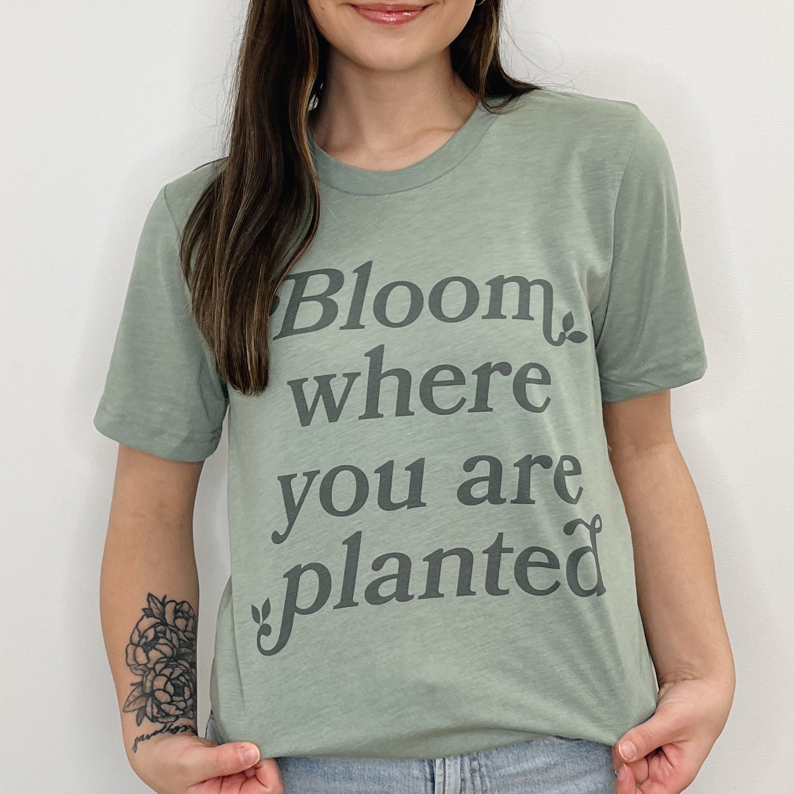 Bloom Where You Are Planted T-Shirts, Hoodie, Sweatshirt | WearSparks.com (Image 1)