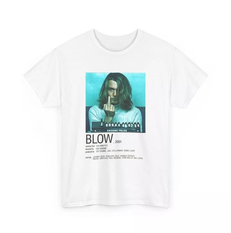 Blow Vintage movie Poster graphic T Shirt Retro Unisex Cotton Tee Hoodie, Sweatshirt | WearSparks.com
