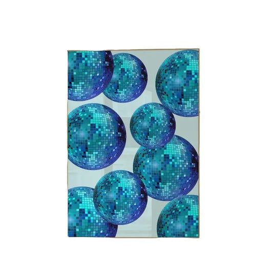 Blue Disco Wall Art, Preppy Room Decor, College Dorm Poster, Trendy Wall Decor, Aesthetic Wall Art, Funky Poster Yk2,...