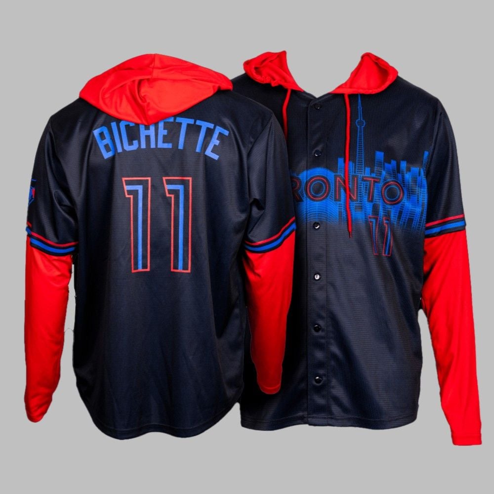 Blue Jays Bo Bichette Layered City Connect Jersey Giveaway 2025 - Grishko.com T-Shirts, Hoodie, Sweatshirt (Image 1)