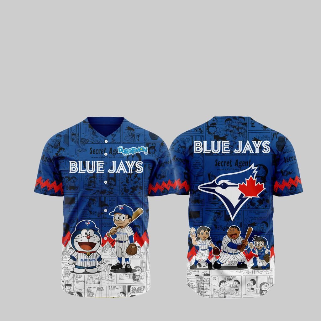 Blue Jays Doraemon Jersey 2025 - Grishko.com T-Shirts, Hoodie, Sweatshirt | WearSparks.com
