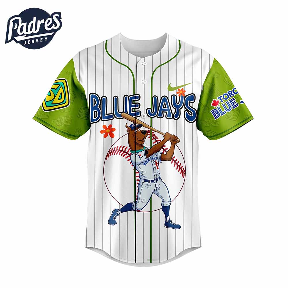 Blue Jays MLB x Scooby Doo Personalized Baseball Jersey Outfit - Padres Jersey Oasis: Elevate Your Baseball... (Image 2)
