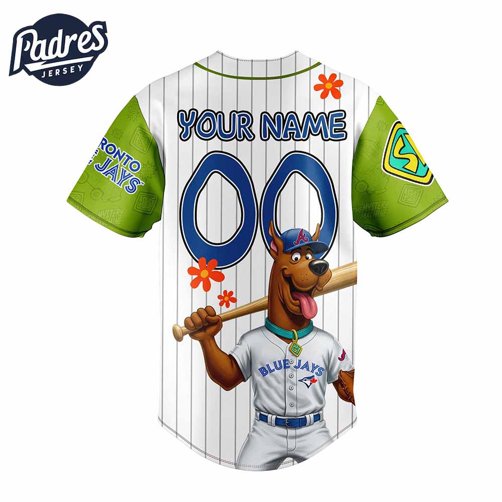 Blue Jays MLB x Scooby Doo Personalized Baseball Jersey Outfit - Padres Jersey Oasis: Elevate Your Baseball... (Image 4)