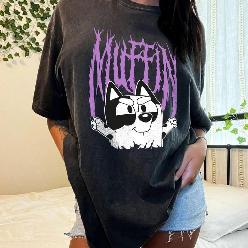 Blue Muffin Shirt, Muffin Bingo Shirt Dog Cartoon  T-shirt, sweater and Hoodie Sweatshirt | WearSparks.com
